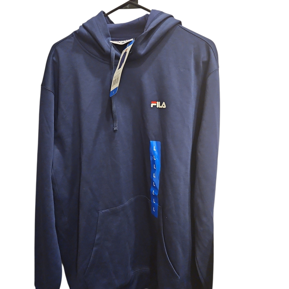 Fila Men's Deep Blue Pullover Hoodie